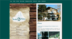 Desktop Screenshot of hotelduepini.net