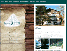 Tablet Screenshot of hotelduepini.net